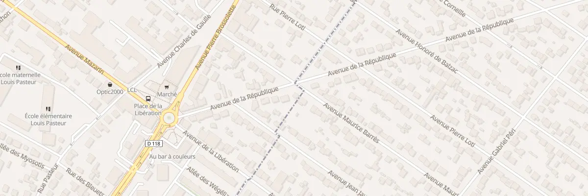 Plan du 16 Av des Droits de l’Homme à Chilly-Mazarin