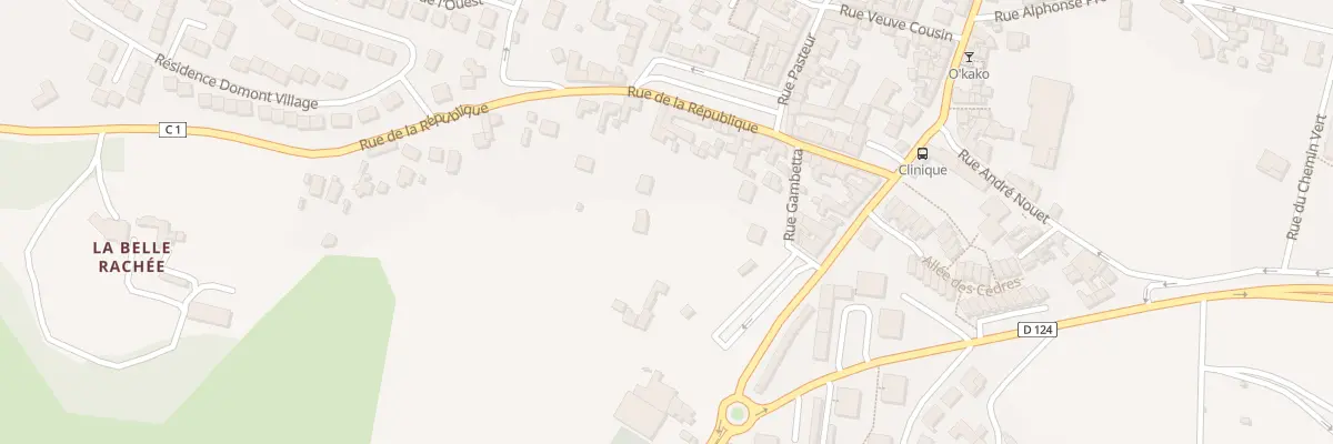 Plan du 23 Rue de la République à Domont