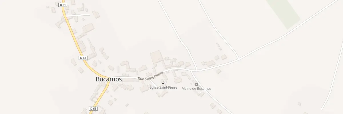 Plan du 19 Rue Saint-pierre à Bucamps