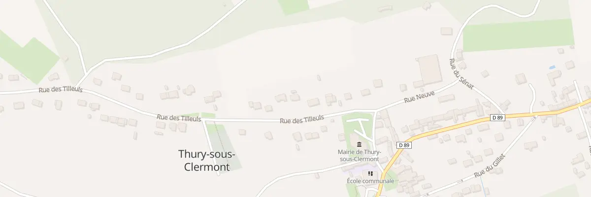 Plan du 178 Rue des Tilleuls à Thury-sous-Clermont