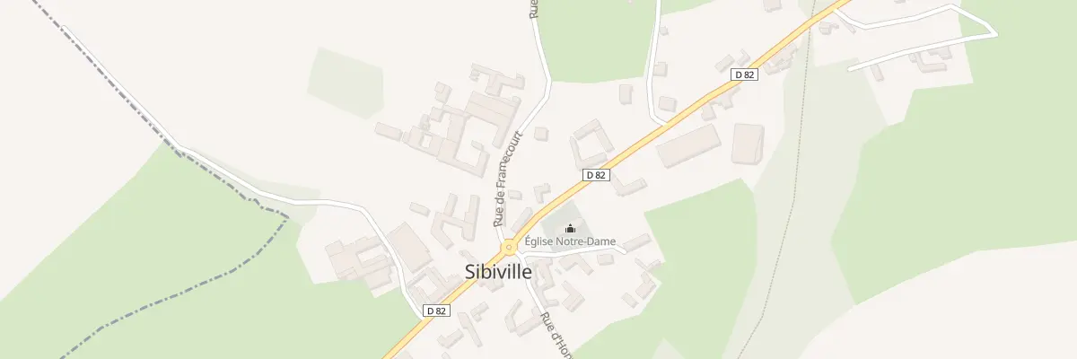 Plan du 3 Rue de Buneville à Sibiville