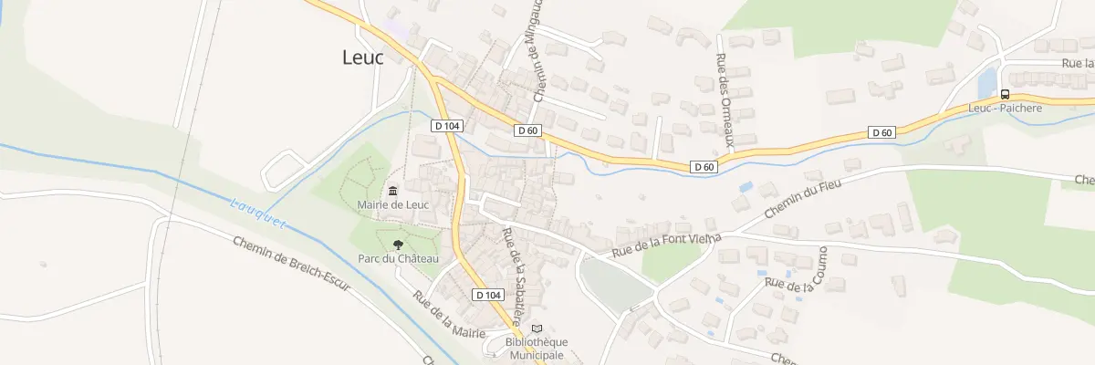 Plan du 4 Rue des Cordonniers à Leuc