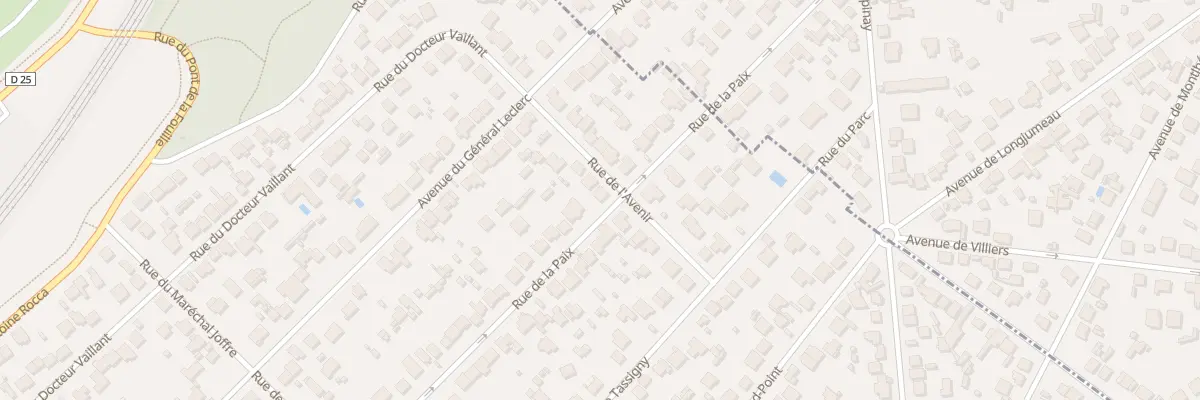 Plan du 117 Rue de la Paix à Sainte-Geneviève-des-Bois