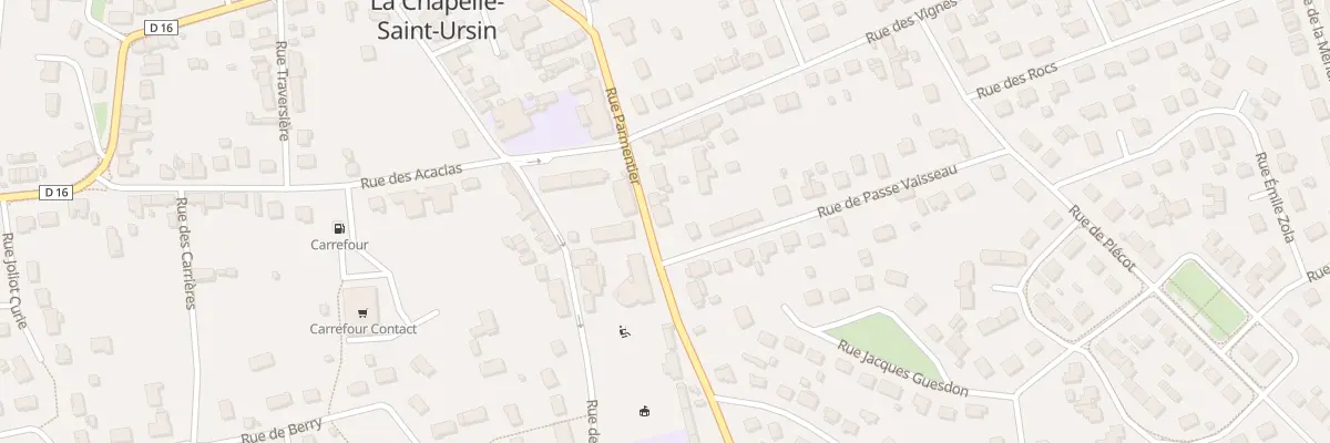 Plan du 33 Rue Parmentier à La Chapelle-Saint-Ursin