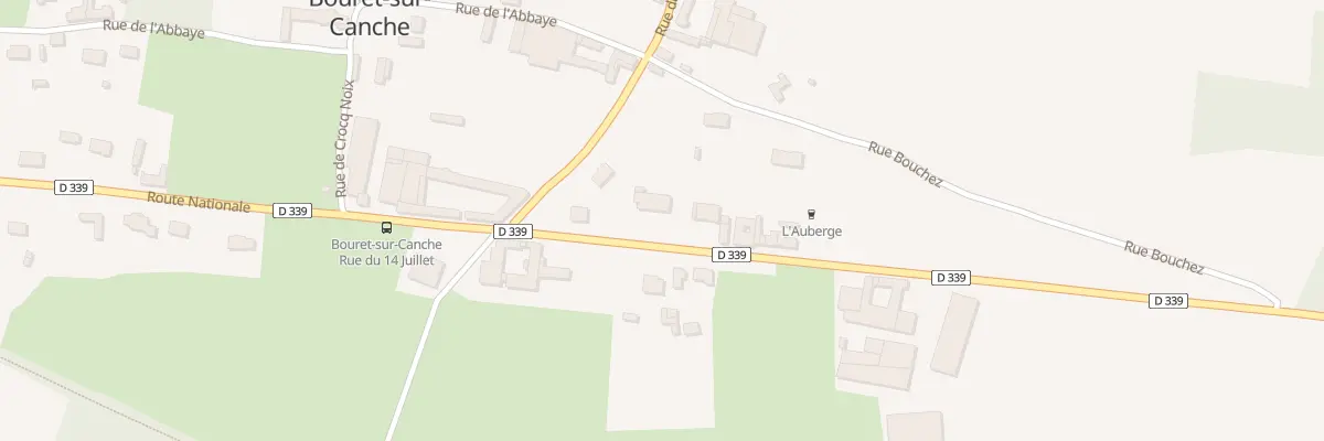 Plan du 495 Rte Nationale à Bouret-sur-Canche