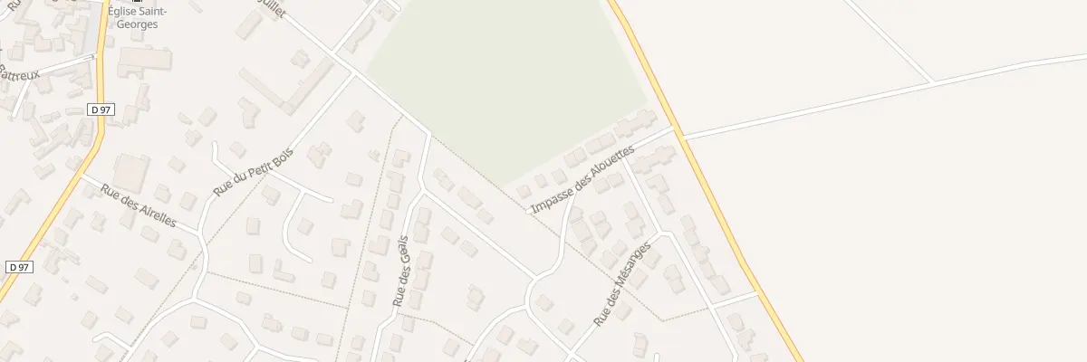 Plan du 20 Rue des Piverts à Villers-Bocage