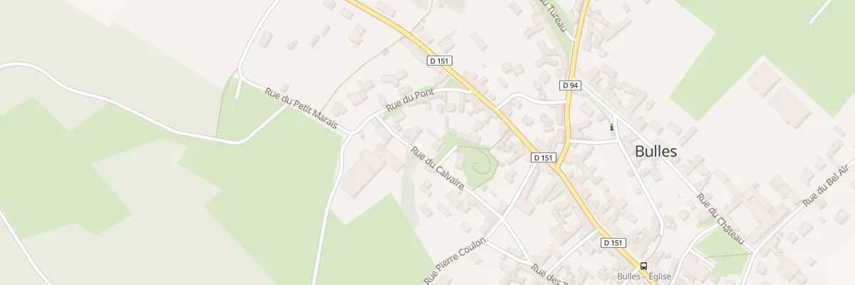 Plan du 6 Rue du Calvaire à Bulles