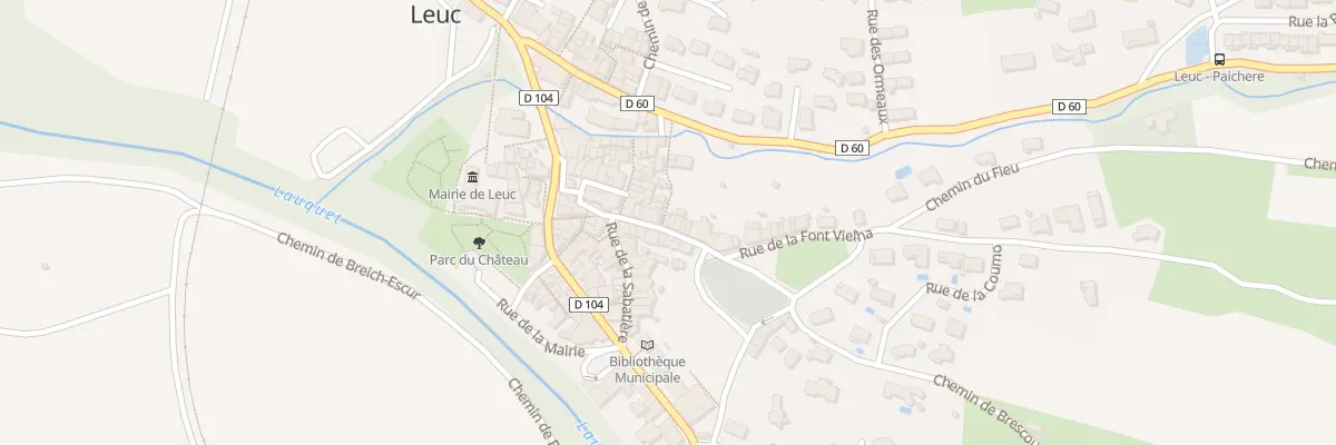 Plan du 17 Rue de la Sabatière à Leuc