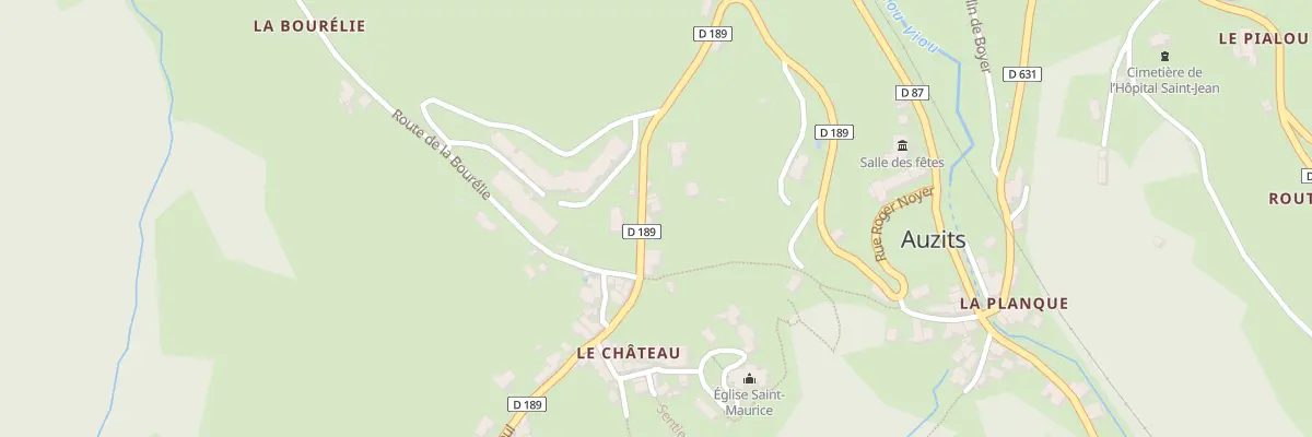 Plan du 201 Rue de Senteul à Auzits