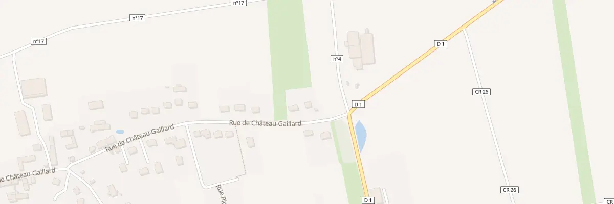 Plan du 39 Rue du Chateau Gaillard à Champmotteux