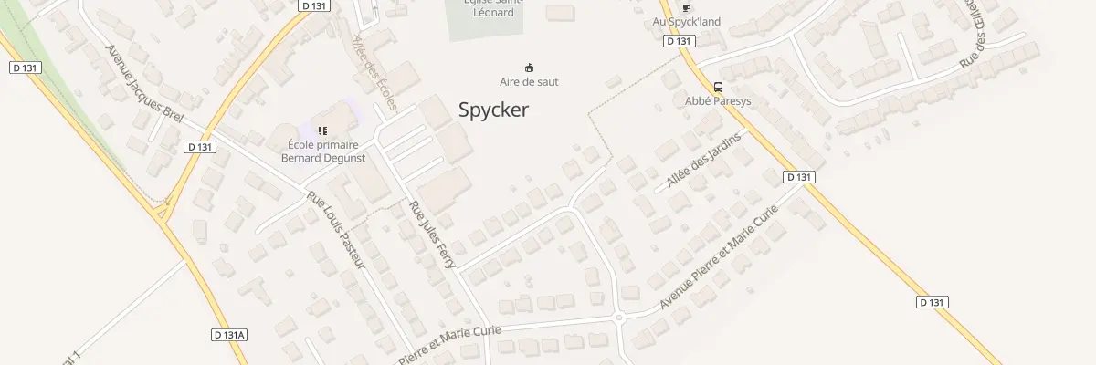 Plan du 13 Rue Jean Moulin à Spycker