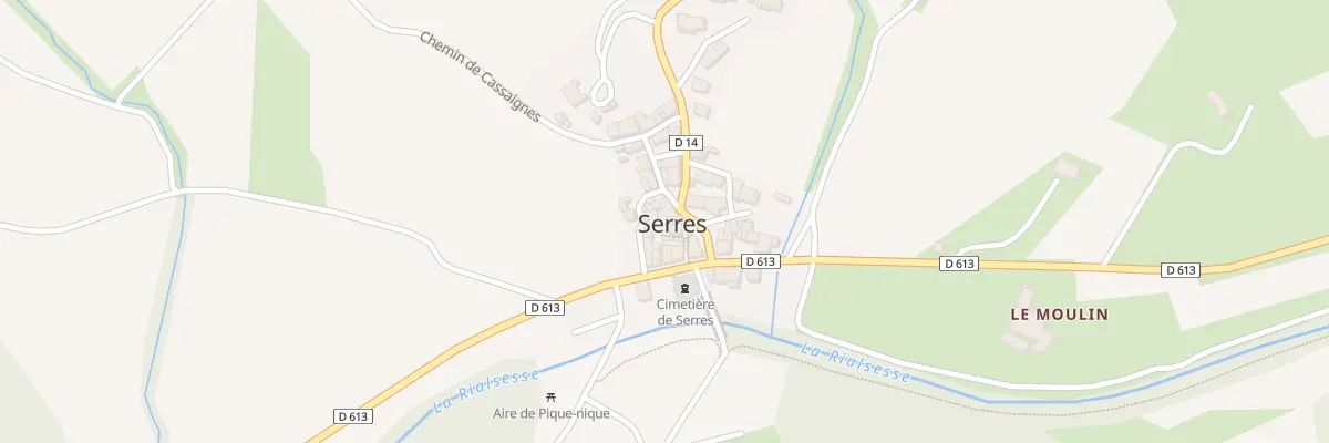 Plan du 1 Gr Grand Rue à Serres