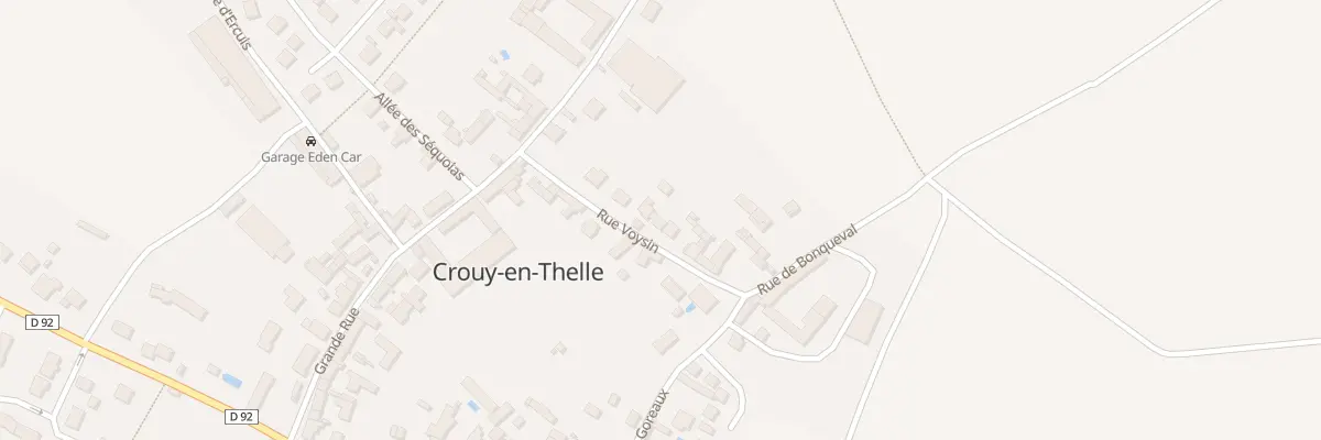 Plan du 84 Rue Voysin à Crouy-en-Thelle