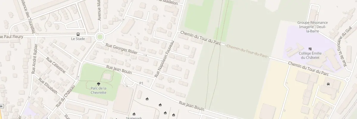 Plan du 4 All des Roses à Deuil-la-Barre