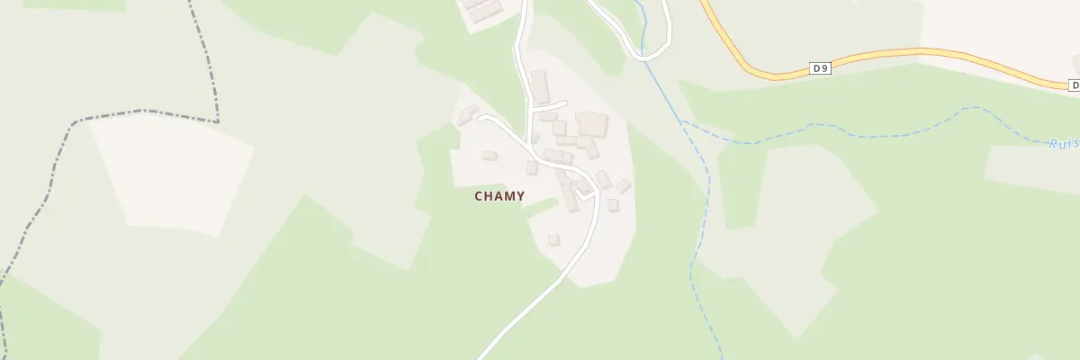 Plan du 5110 Chamy à La Villetelle