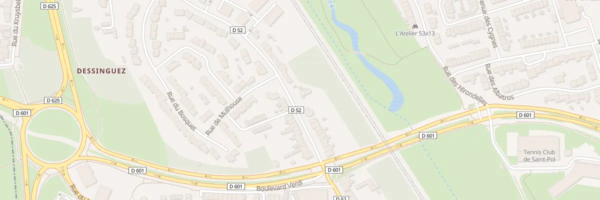 Plan du 546 Rue de Cassel à Dunkerque