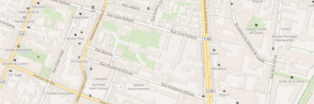 Plan du 3 Rue Louis Rolland à Montrouge