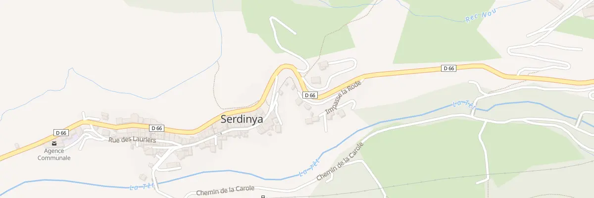 Plan du 2 Imp La Rode à Serdinya
