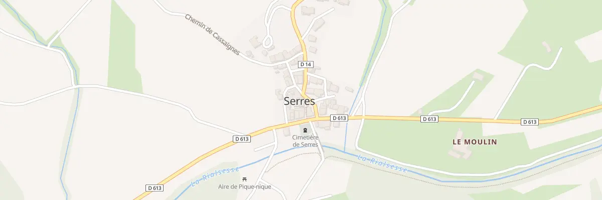 Plan du 18 Le Village à Serres
