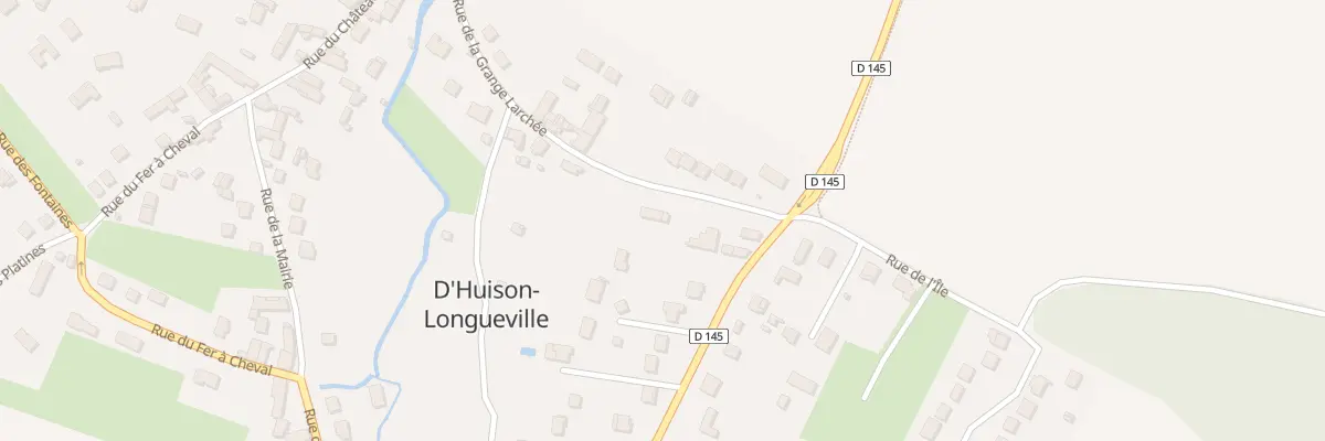 Plan du 30 Rte de la Ferté à D’Huison-Longueville
