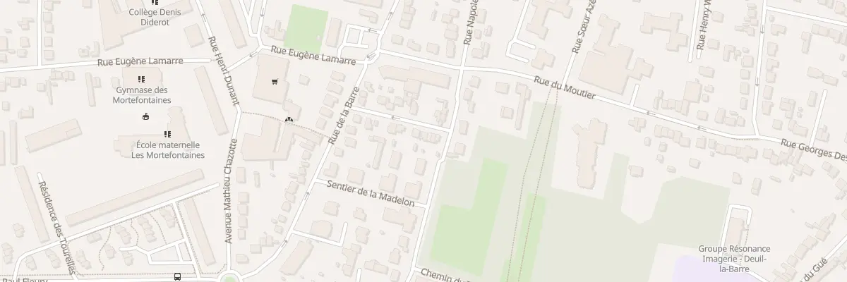 Plan du 8 Av Geneviève à Deuil-la-Barre