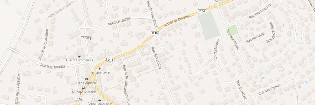 Plan du 20 Rue de Verrière à La Chapelle-Saint-Ursin
