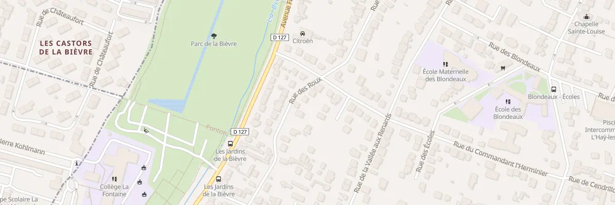 Plan du 81 Rue des Roux à L’Haÿ-les-Roses