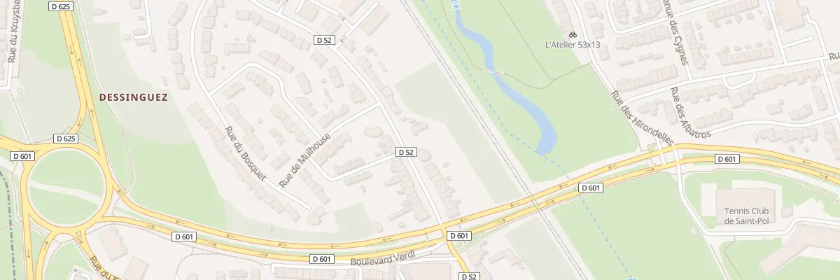 Plan du 538 Rue de Cassel à Dunkerque