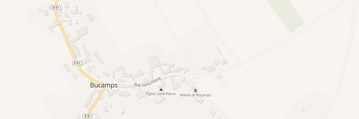 Plan du 21 Rue Saint-pierre à Bucamps