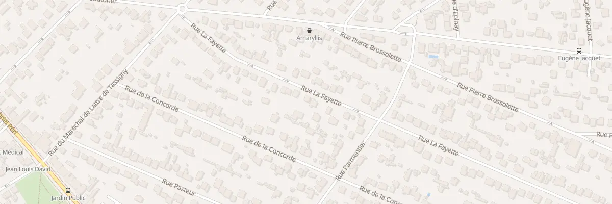 Plan du 44 Rue la Fayette à Sainte-Geneviève-des-Bois