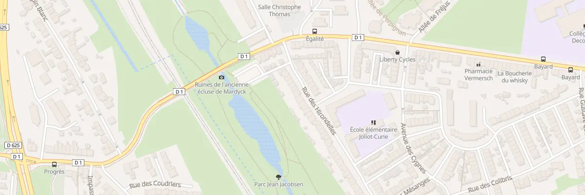 Plan du 11 Rue des Hirondelles Saint Pol à Dunkerque