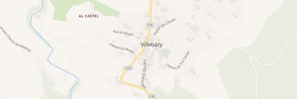 Plan du 6 Rue de l’Eglise à Villebazy
