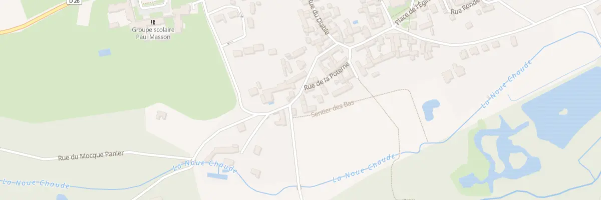 Plan du 9 Rue du Moulin de Noé à Estouy