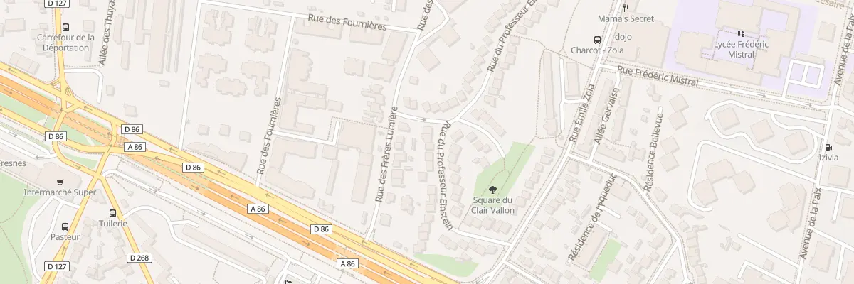 Plan du 35 Rue du Professeur Einstein à Fresnes