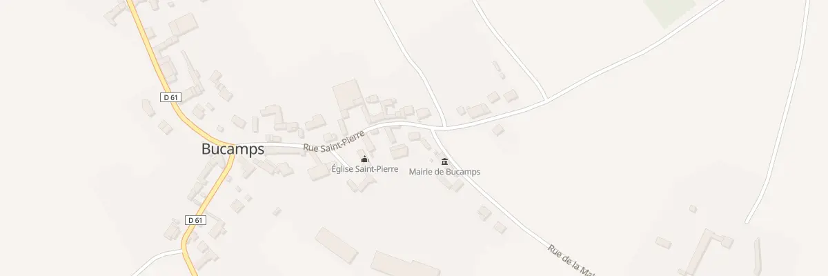 Plan du 14 Rue Saint-pierre à Bucamps