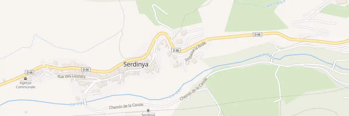 Plan du 4 Imp La Rode à Serdinya