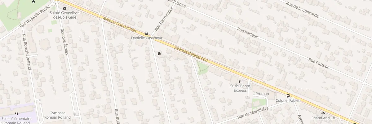 Plan du 2 Rue Franklin à Sainte-Geneviève-des-Bois