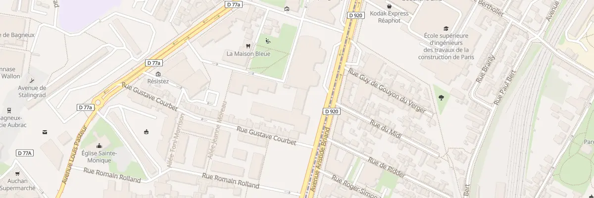 Plan du 48 Av Aristide Briand à Bagneux