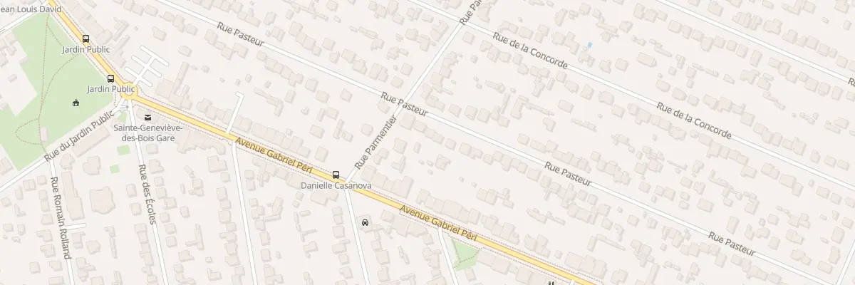 Plan du 64 Rue Pasteur à Sainte-Geneviève-des-Bois