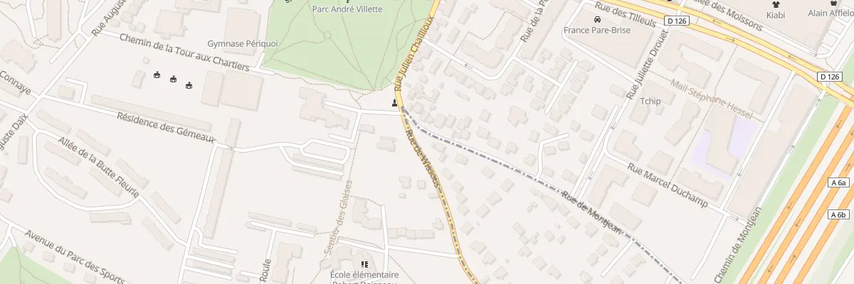 Plan du 2 Rue de Montjean à Wissous