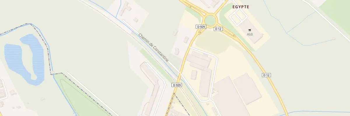 Plan du 592 Rue Roger Salengro à Angy