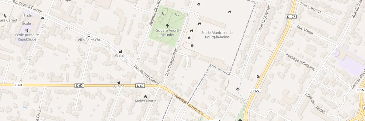 Plan du 14 Rue Charpentier à Bourg-la-Reine