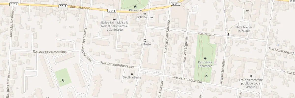 Plan du 3 Rue Victor Labarrière à Deuil-la-Barre