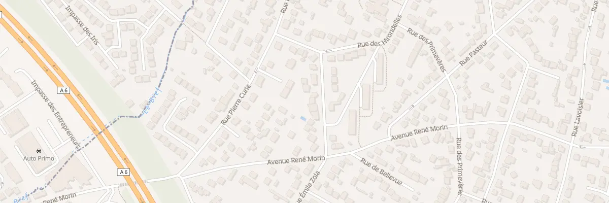Plan du 22 Rue Emile Zola à Morangis