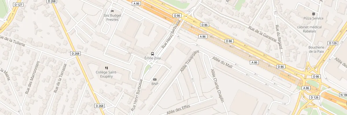 Plan du 40 Rue Henri Barbusse à Fresnes