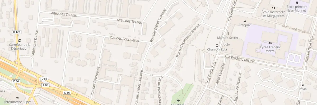 Plan du 36 Rue des Frères Lumière à Fresnes