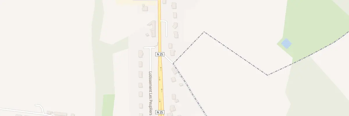 Plan du 23B Rte Nationale à La Vicogne