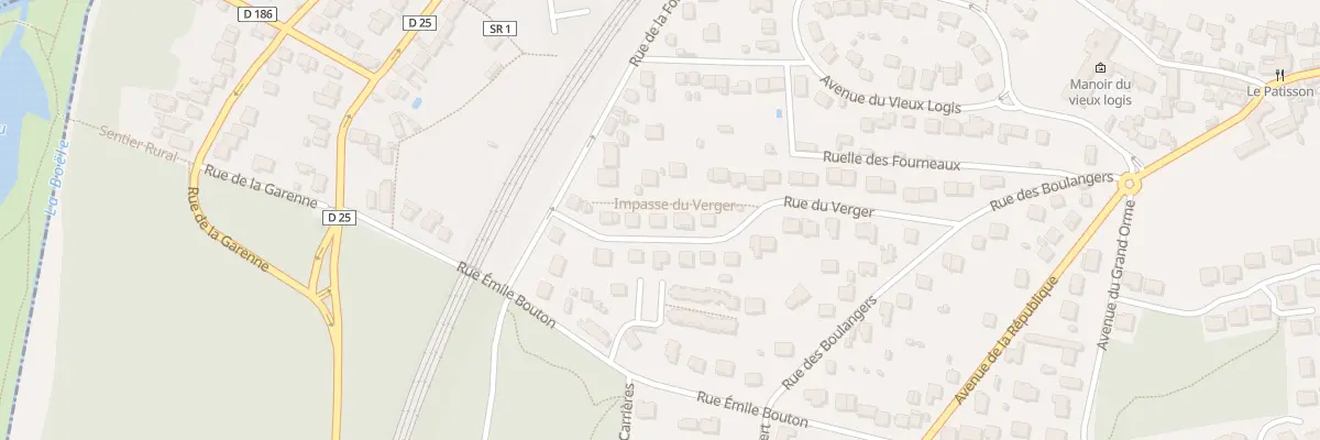 Plan du 6 Rue du Verger à Villemoisson-sur-Orge