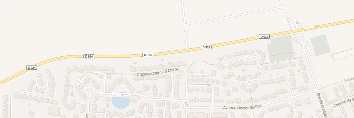 Plan du 13 Imp Clément Marot à Bruyères-sur-Oise
