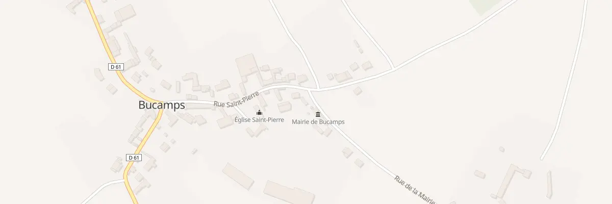 Plan du 2 Rue de la Mairie à Bucamps